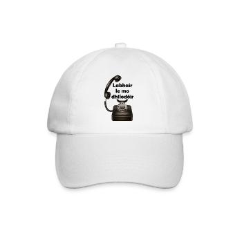 Talk To My Lawyer Design - Baseball Cap - white/white - Front