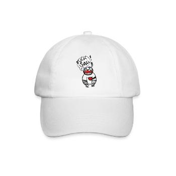 F*** it all! - Baseball Cap - white/white - Front