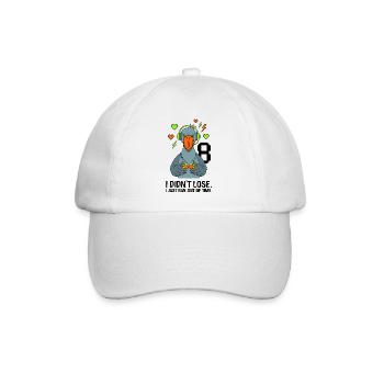 I Didn't Lose 8th Birthday Shoebill - Baseball Cap - white/white - Front