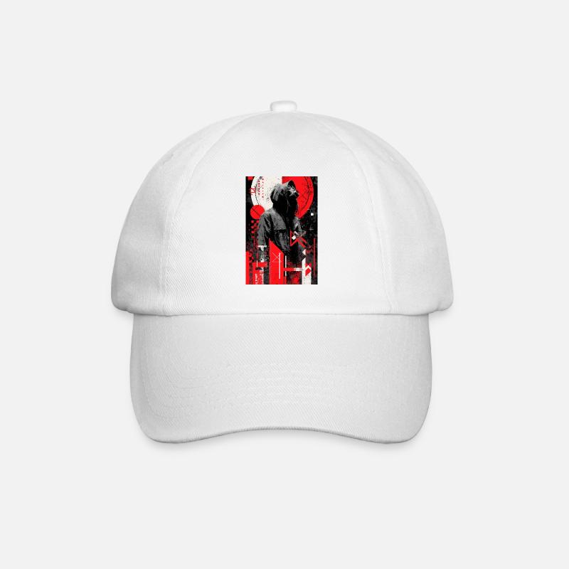 Sweat à capuche à gaz Grunge Duotone - Casquette classique - blanc/blanc