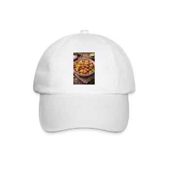 Salade d’avocat et de tomates - Casquette classique - blanc/blanc - Devant