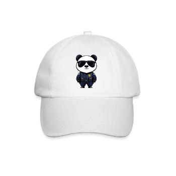 Police Pandas - Casquette classique - blanc/blanc - Devant