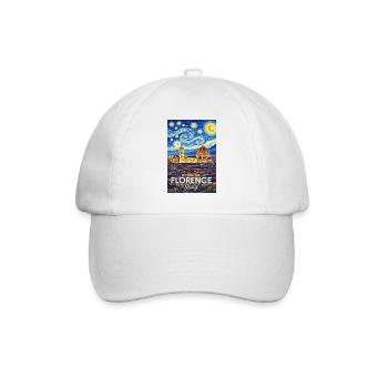 Florence, Italie. - Casquette classique - blanc/blanc - Devant