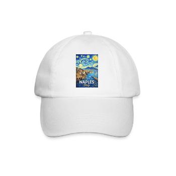 Naples, Italie - Casquette classique - blanc/blanc - Devant