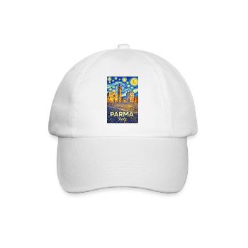 Parme, Italie - Casquette classique - blanc/blanc - Devant