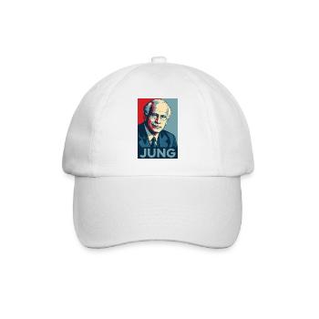 Jung Pop Art Portrait - Casquette classique - blanc/blanc - Devant