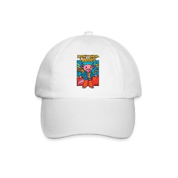 Ich kaufe nicht ein, ich adoptiere Alien - Baseballkappe - Weiß/Weiß - Vorne