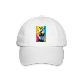loutre - Casquette classique - blanc/blanc - Devant