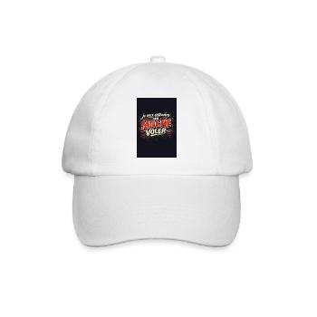 Je veux entendre UN MOCHE VOLER - Casquette classique - blanc/blanc - Devant