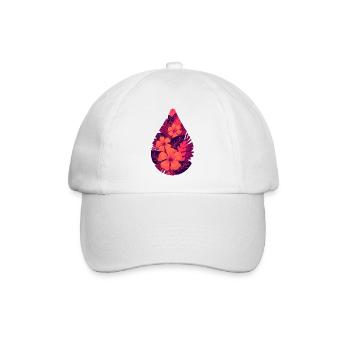 Feuilles de feu de la flore - Casquette classique - blanc/blanc - Devant