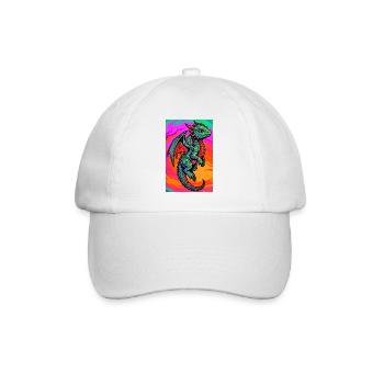 dragon - Baseball Cap - white/white - Front