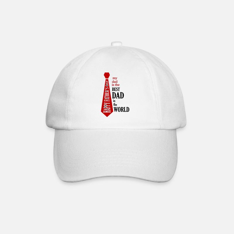 Fête des pères - Casquette classique - blanc/blanc
