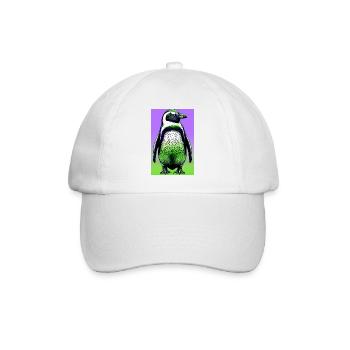 penguin - Baseball Cap - white/white - Front