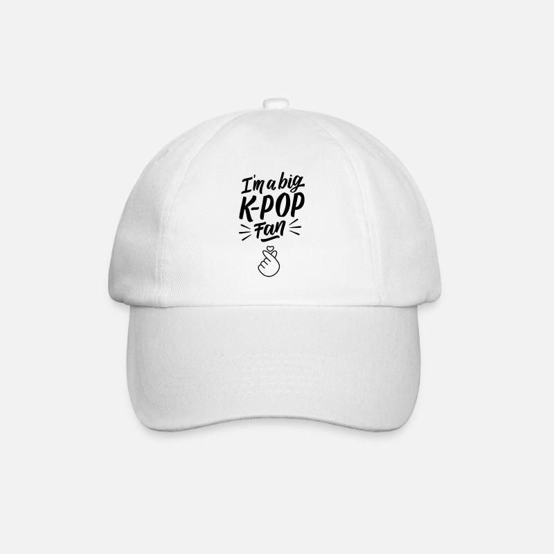 KPOP Fan Love - Baseball Cap - white/white