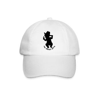 Le bébé hippie campagnard - Casquette classique - blanc/blanc - Devant