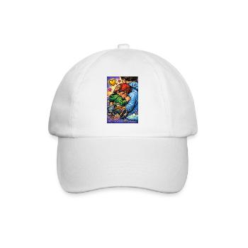 La colère est une tristesse qui n’a pas été absorbée - Casquette classique - blanc/blanc - Devant