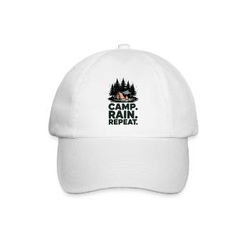 Camping Répété du Camp Rain - Casquette classique - blanc/blanc - Devant