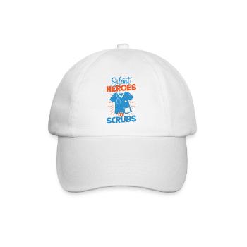 Anesthesiologist Heroes In Scrub Anesthesia - Baseball Cap - white/white - Front