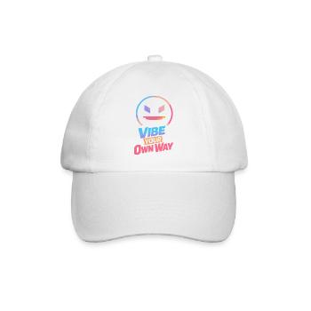 Vibe Your Own Way - Baseball Cap - white/white - Front