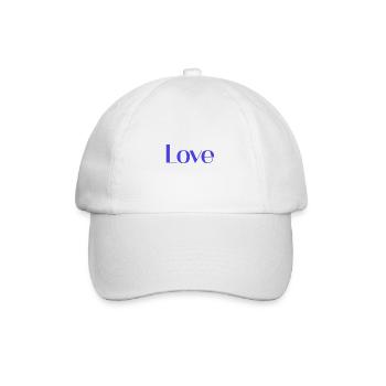 ICH LIEBE DICH. LIEBE. PAAR. ICH HABE GERADE GEHEIRATET. Junggesellinnenabschied - Baseballkappe - Weiß/Weiß - Vorne