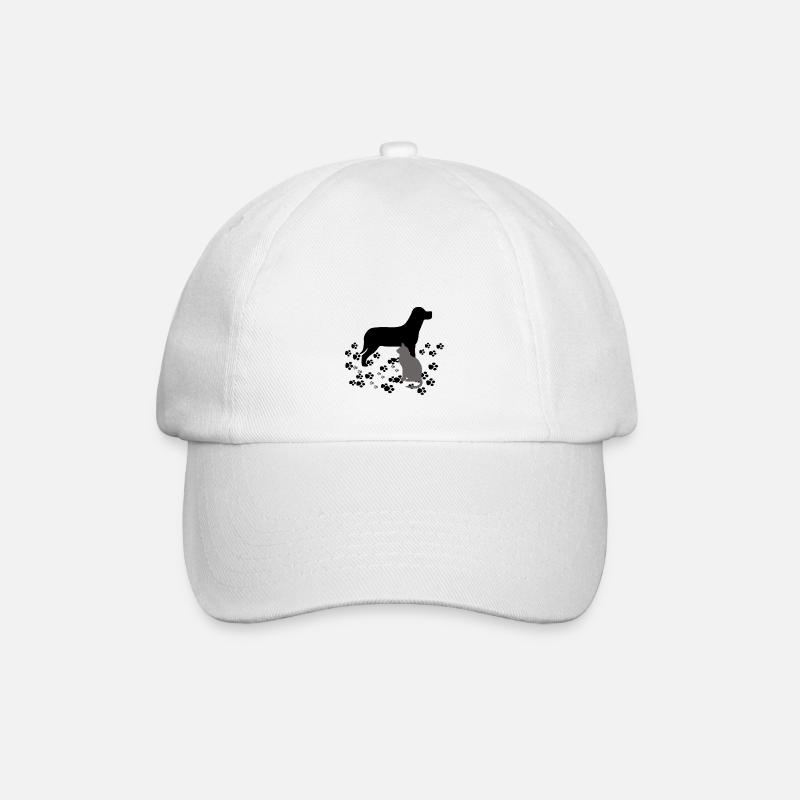 Hund und Katze - Baseballkappe - Weiß/Weiß