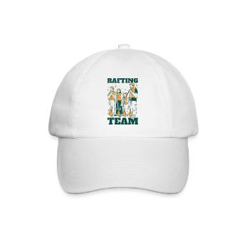 Tenue d’équipe de rafting pour les équipes de navigation de plaisance en montagne - Casquette classique - blanc/blanc - Devant