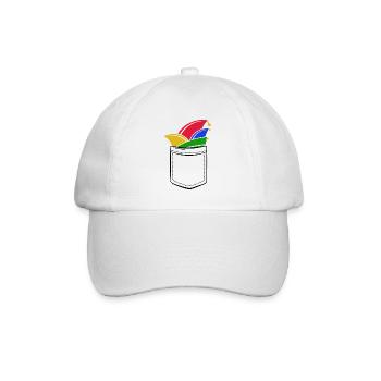 My Fool’s Cap in Pocket - Poche poitrine - Casquette classique - blanc/blanc - Devant