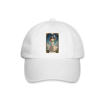 Astrologie Balance Tarot - Casquette classique - blanc/blanc - Devant