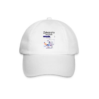 Angehende Zahnärzte Zahnärztin Ausbildung Baby - Baseballkappe - Weiß/Weiß - Vorne