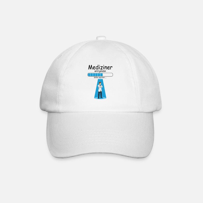 Medizin Studienbeginn für Student Baby - Baseballkappe - Weiß/Weiß