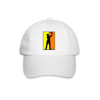Trinker Bier - Baseballkappe - Weiß/Weiß - Vorne