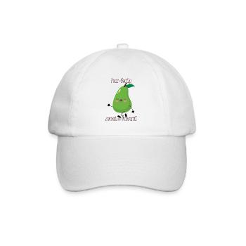 Poire parfaitement sucrée et kawaii ! - Casquette classique - blanc/blanc - Devant