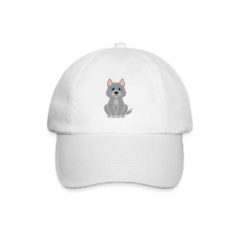 Loup - Casquette classique - blanc/blanc - Devant