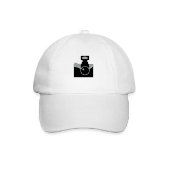 Appareil photo - Casquette classique - blanc/blanc - Devant