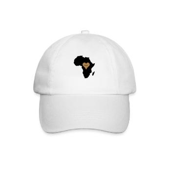 africa_love - Baseball Cap - white/white - Front