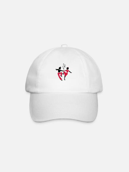 Dance by Patjila - Baseball Cap - white/white