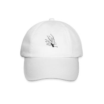 chinese dragon tribal - Casquette classique - blanc/blanc - Devant