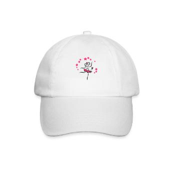Tanzmaus | Danse T-shirt - Casquette classique - blanc/blanc - Devant