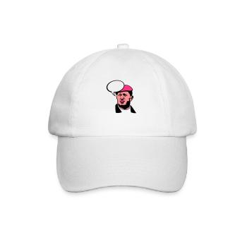 hugo chavez president venezuela bulle - Casquette classique - blanc/blanc - Devant