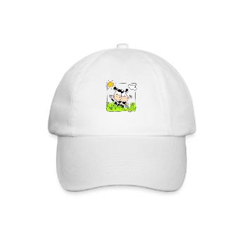 Cow Friends - Baseball Cap - white/white - Front