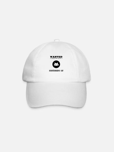 WANTED - Schrödinger's Cat - Casquette classique - blanc/blanc