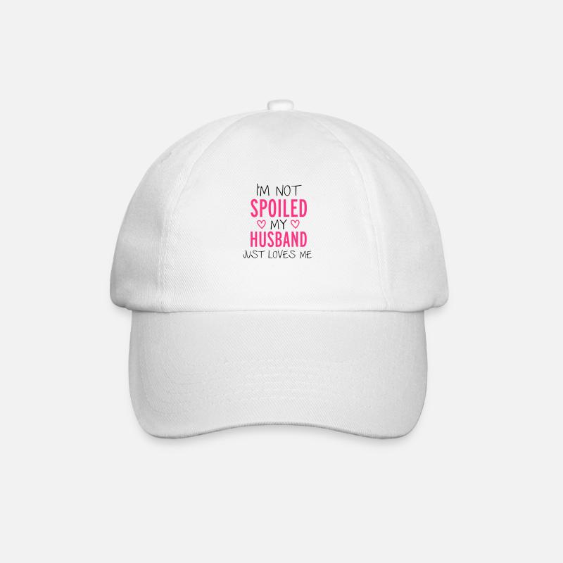 Spoiled - Baseballkappe - Weiß/Weiß