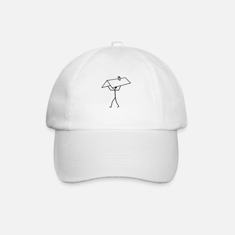 Dachdecker - Baseballkappe - Weiß/Weiß