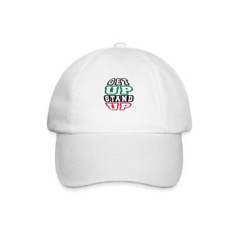 get up stand up - Casquette classique - blanc/blanc - Devant