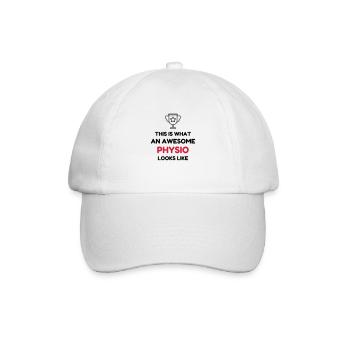 Physiotherapy Physio Krankengymnast Kiné Doctor - Baseball Cap - white/white - Front