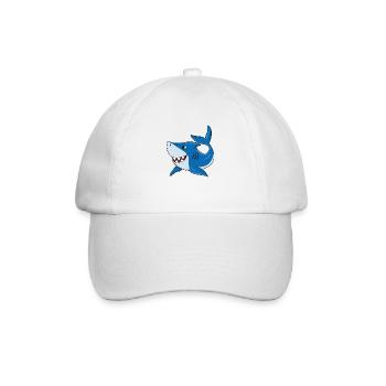 Requin - Casquette classique - blanc/blanc - Devant