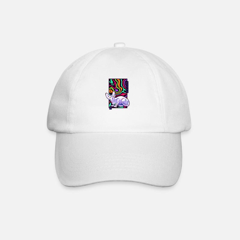 Sphynx Couleurs Chat - Casquette classique - blanc/blanc