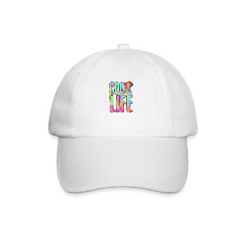 Cool Life - Baseball Cap - white/white - Front