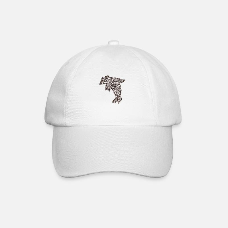 Dolphin - Baseball Cap - white/white