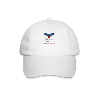 ich bin klein und süß - Baseballkappe - Weiß/Weiß - Vorne